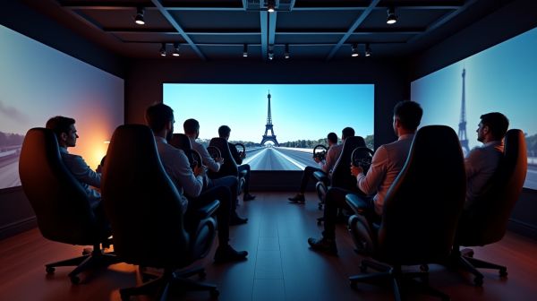 Team building original à Paris : une session de sim racing